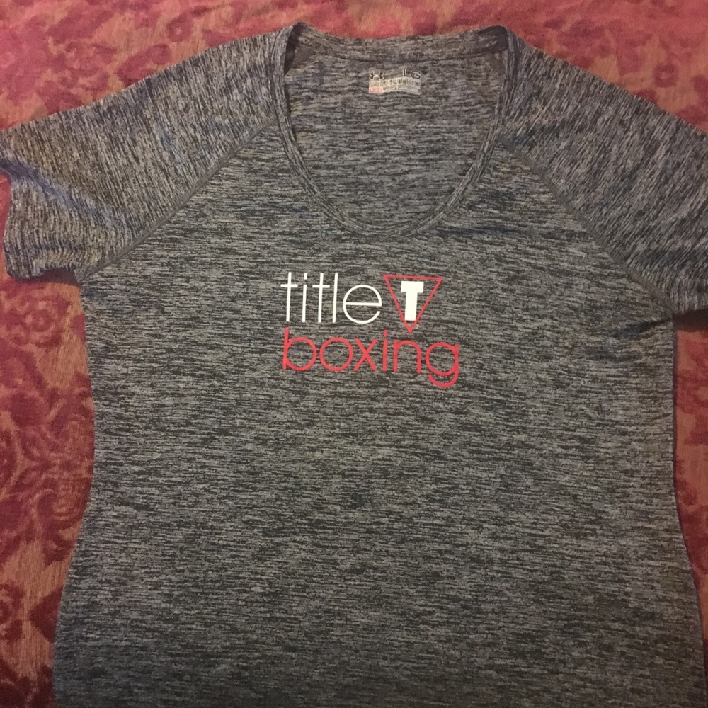 Under armour size large “title T boxing “ tee